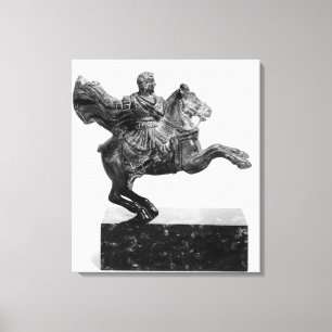 Toile Statuette équestre d'Alexandre le grand