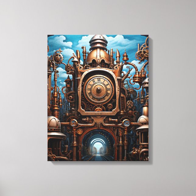 Toile Steampunk Art Canvas (Recto)