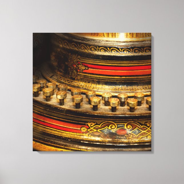 Toile Steampunk - Ecrivain de la mort (Recto)