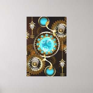 Toile Steampunk Rusty Background