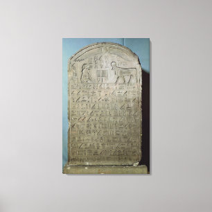 Toile Stela commémorant l'enterrement de l'Apis