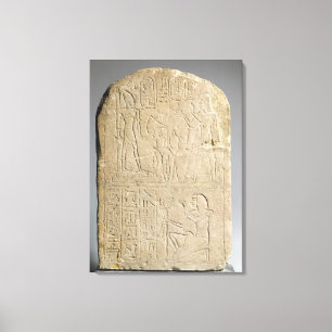 Toile Stela dépeignant l'encens de offre de Ramesses II