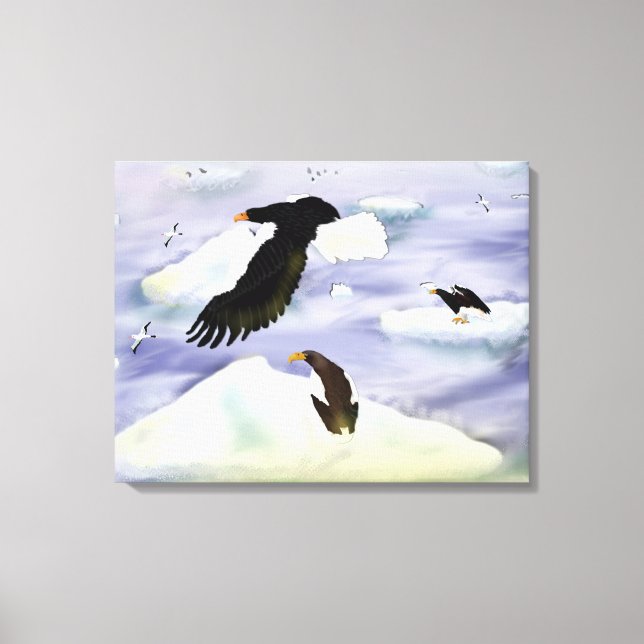 Toile Stellar Sea Eagle Island Canvas Imprimer (Recto)