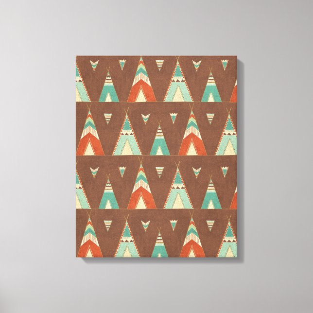 Toile Step de Southwest | Teal Teepee (Recto)