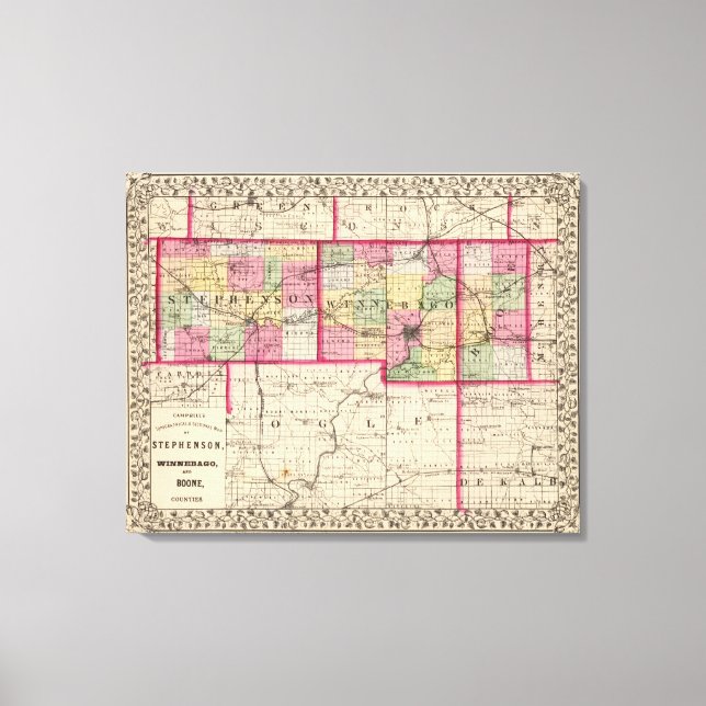 Toile Stephenson, Winnebago, comtés de Boone (Recto)