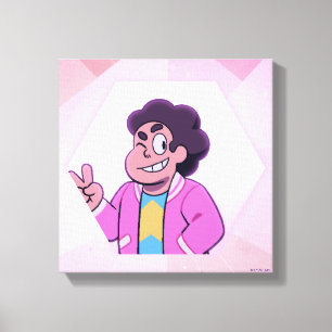 Toile Steven Universe   Portrait diamant rose