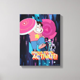 Toile Steven Universe   Sérieux Steven... Activez !