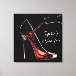 Toile Stiletto et bar à vin