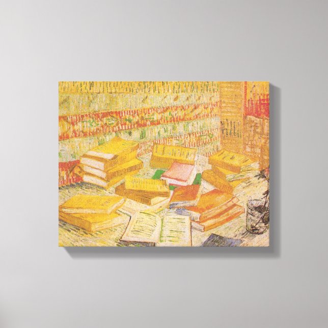 Toile Still Life avec les romans français | Vincent van  (Recto)