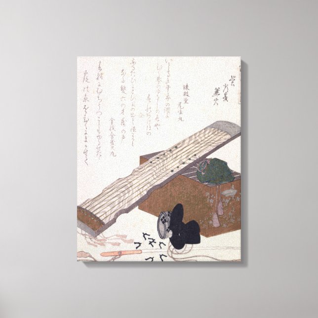 Toile Still Life avec un Koto, c.1810 (Recto)