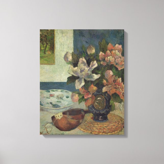 Toile Still Life avec une mandoline, 1885 (Recto)