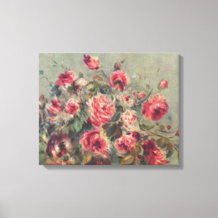 Toile Still Life, Roses de Vargemont   Renoir