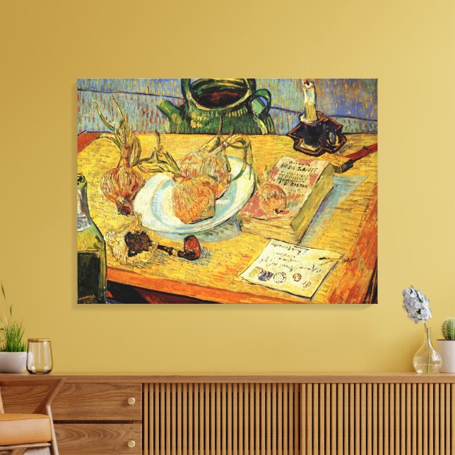Toile Still Life with Drawing Board de Vincent van Gogh (Insitu(Salon))