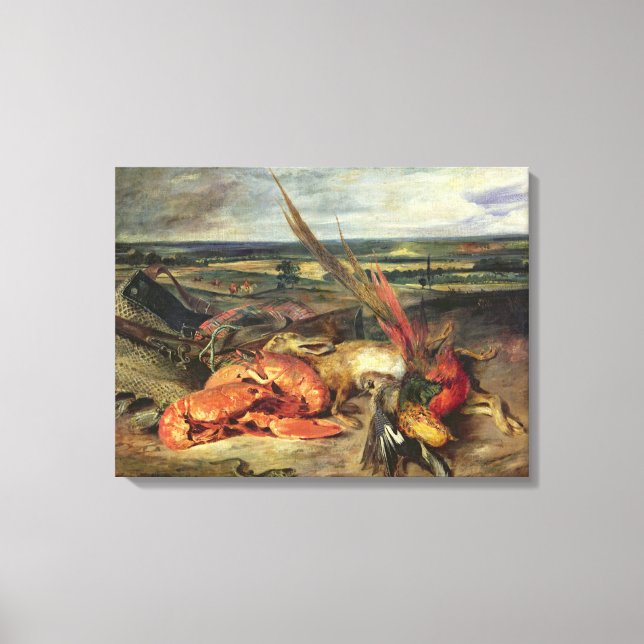 Toile Still Life with Lobsters, 1826-27 (Recto)