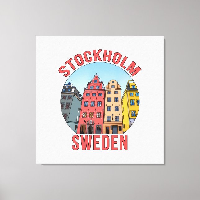 Toile Stockholm Suède (Recto)