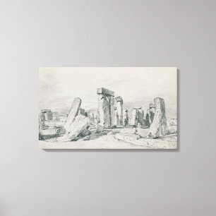Toile Stonehenge, WILTSHIRE, 1820 (dessin)