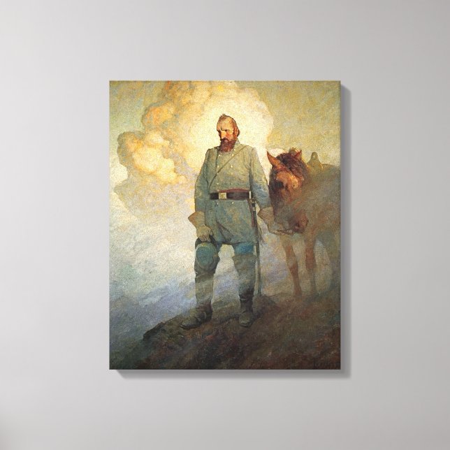 Toile Stonewall Jackson par N. C. Wyeth (Recto)
