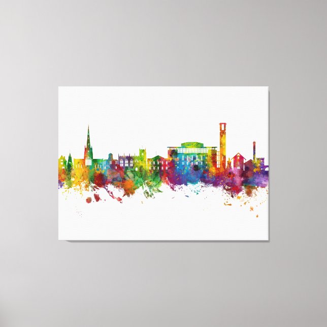 Toile Stratford-upon-Avon England Skyline (Recto)