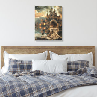 Toile Stretched Canvas avec Princess Elly