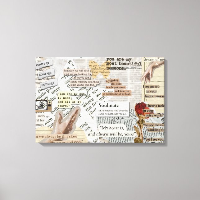 Toile Stretched Canvas Print | aesthetic vintage gift (Recto)