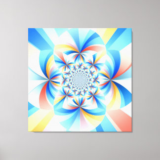 Toile Stripey Swirl Sun Burst Light Art Design
