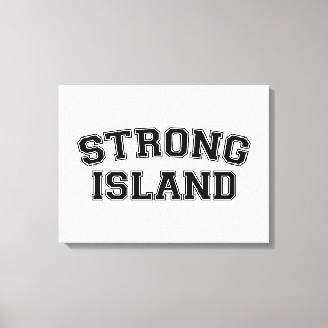 Toile Strong Island, NYC, États-Unis (Recto)