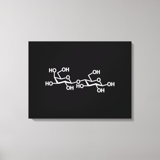 Toile Structure du lait lactose (Recto)