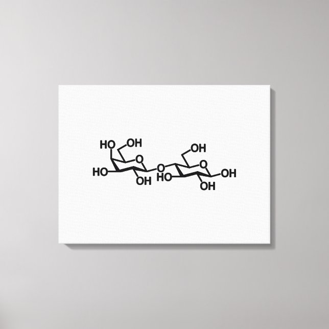 Toile Structure du lait lactose (Recto)