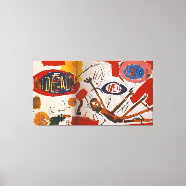 Toile style artistique de Jean Michel Basquiat (Recto)
