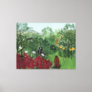 Toile style artistique d'Henri Rousseau