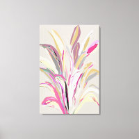 Style d'art vectoriel Plante tropical Abstrait