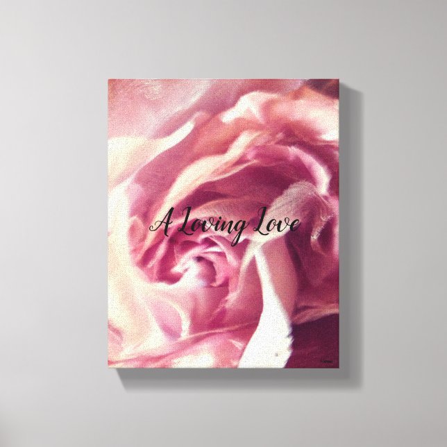 Toile STYLE DE CONCEPTION DE ROMANCE mariage CANVAS (Recto)