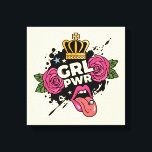 Toile Style de tatouage Girl Power<br><div class="desc">Ce design est doté d'un style tatouage avec le thème Girl Power.</div>