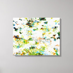 Toile Style grunge vert design graphique d'art abstrait