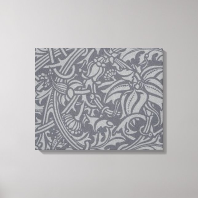 Toile Style Scottish Thistle Knot William Morris (Recto)