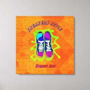 Toile Style urbain : Street Art Stretted Canvas Print