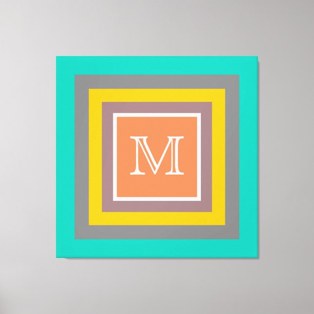 Toile Stylish Color Square (Recto)
