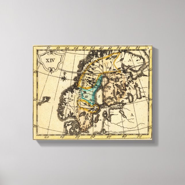 Toile Suède et Finlande (Recto)