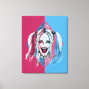 Toile Suicide Squad   Harley Laugh