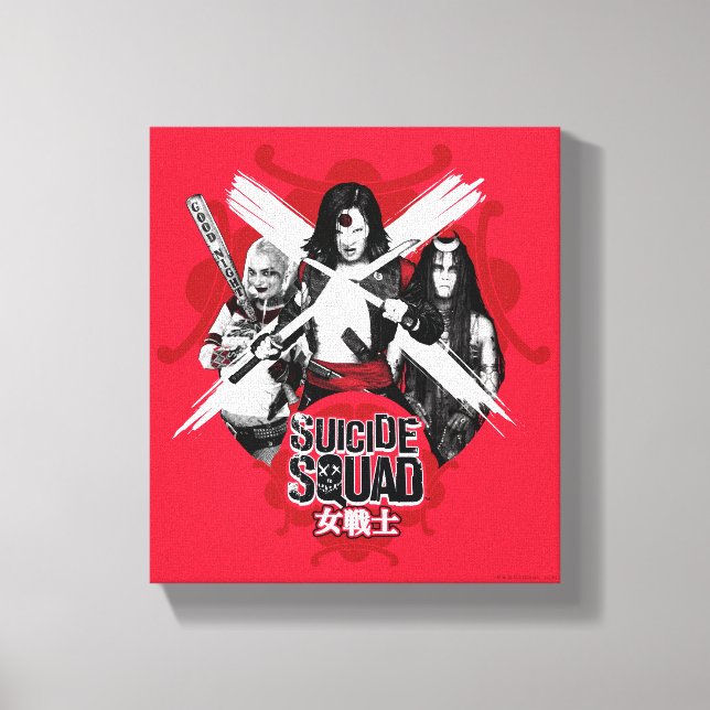 Toile Suicide Squad | Squad Girls "Female Warrior" (Recto)