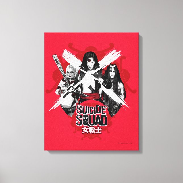 Toile Suicide Squad | Squad Girls "Female Warrior" (Recto)