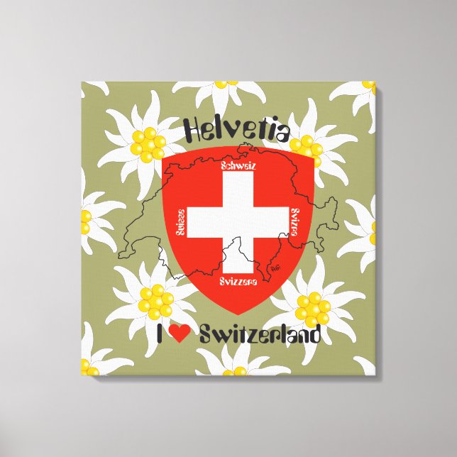 Toile Suisse Svizzera (Recto)