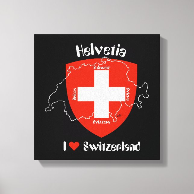 Toile Suisse Svizzera (Recto)