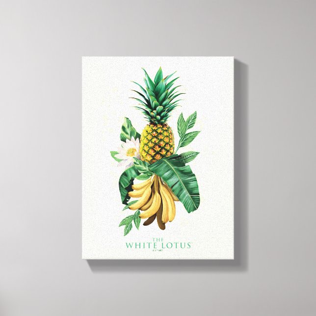 Toile Suite ananas au White Lotus (Recto)
