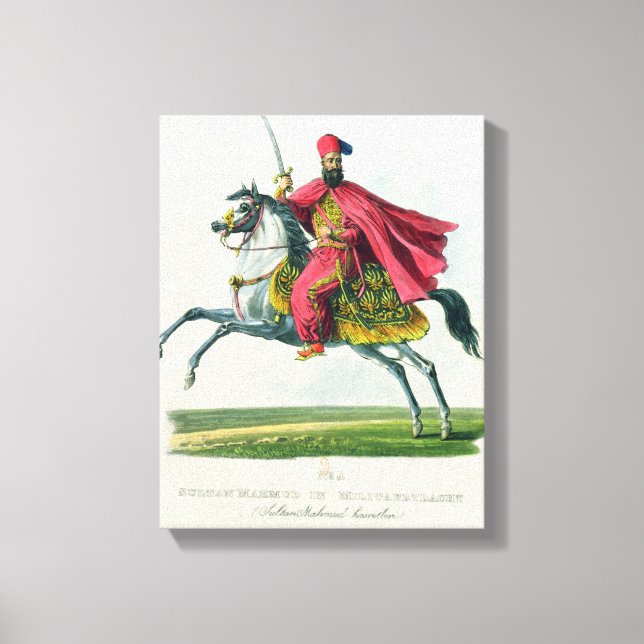 Toile Sultan Mahmud II 1829 (Recto)