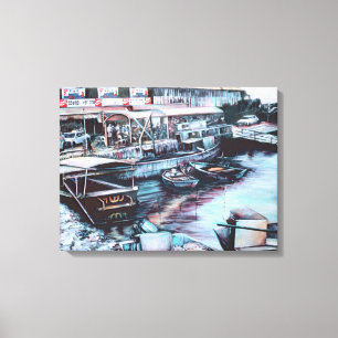 Toile Sultry Prelude au crépuscule, Jaffe, Israël