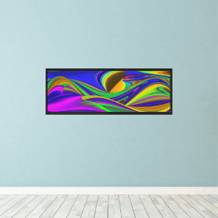 Toile Summerrainbow, Rainbowart 3D Abstrait