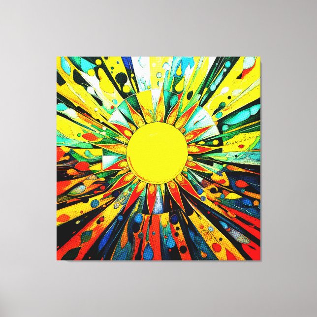 Toile Sun En Abstrait 910 (Recto)