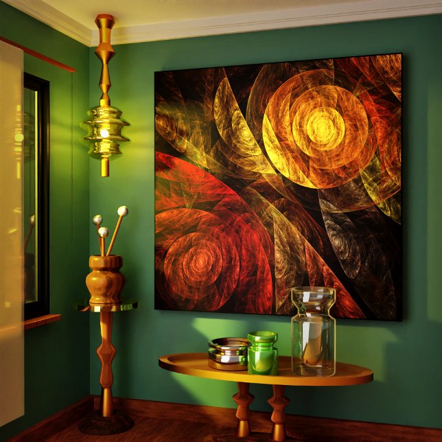 Toile Sun Flower Floral Moderne Art Motif Abstrait (Sun Flower Floral Modern Abstract Art Pattern Canvas Print)