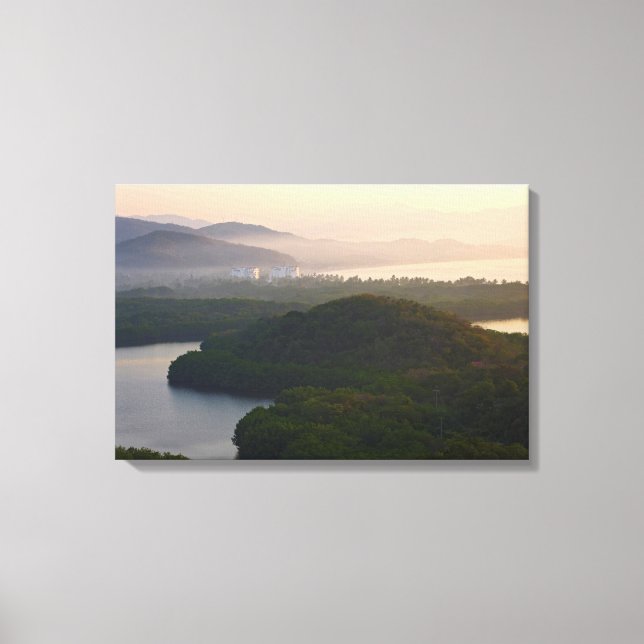 Toile Sunrise De La Baie De Santiago (Recto)